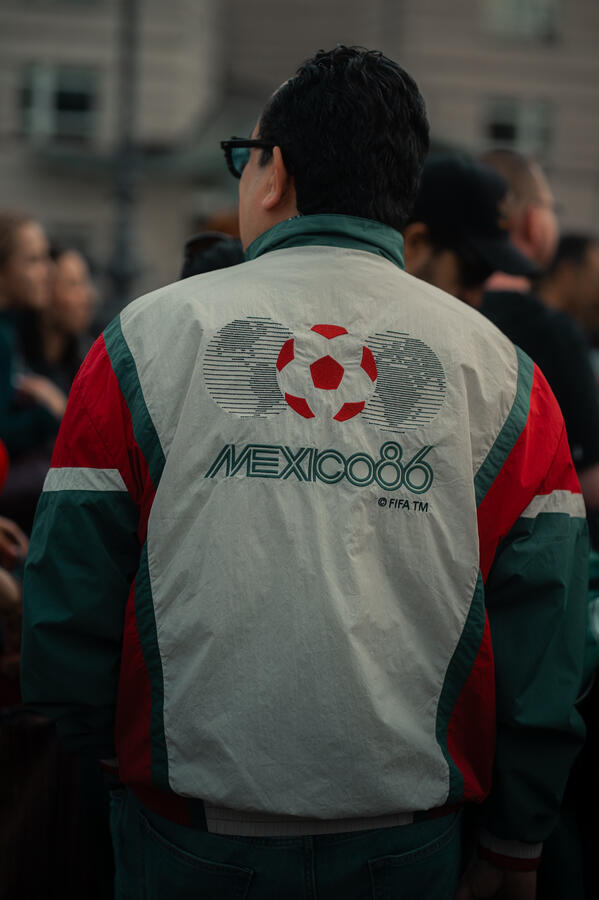 Mexican fan celebration in Berlin Mexican fan celebration in Berlin