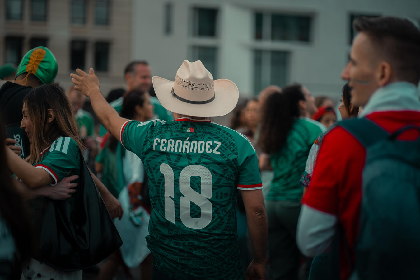 Mexican fan celebration in Berlin