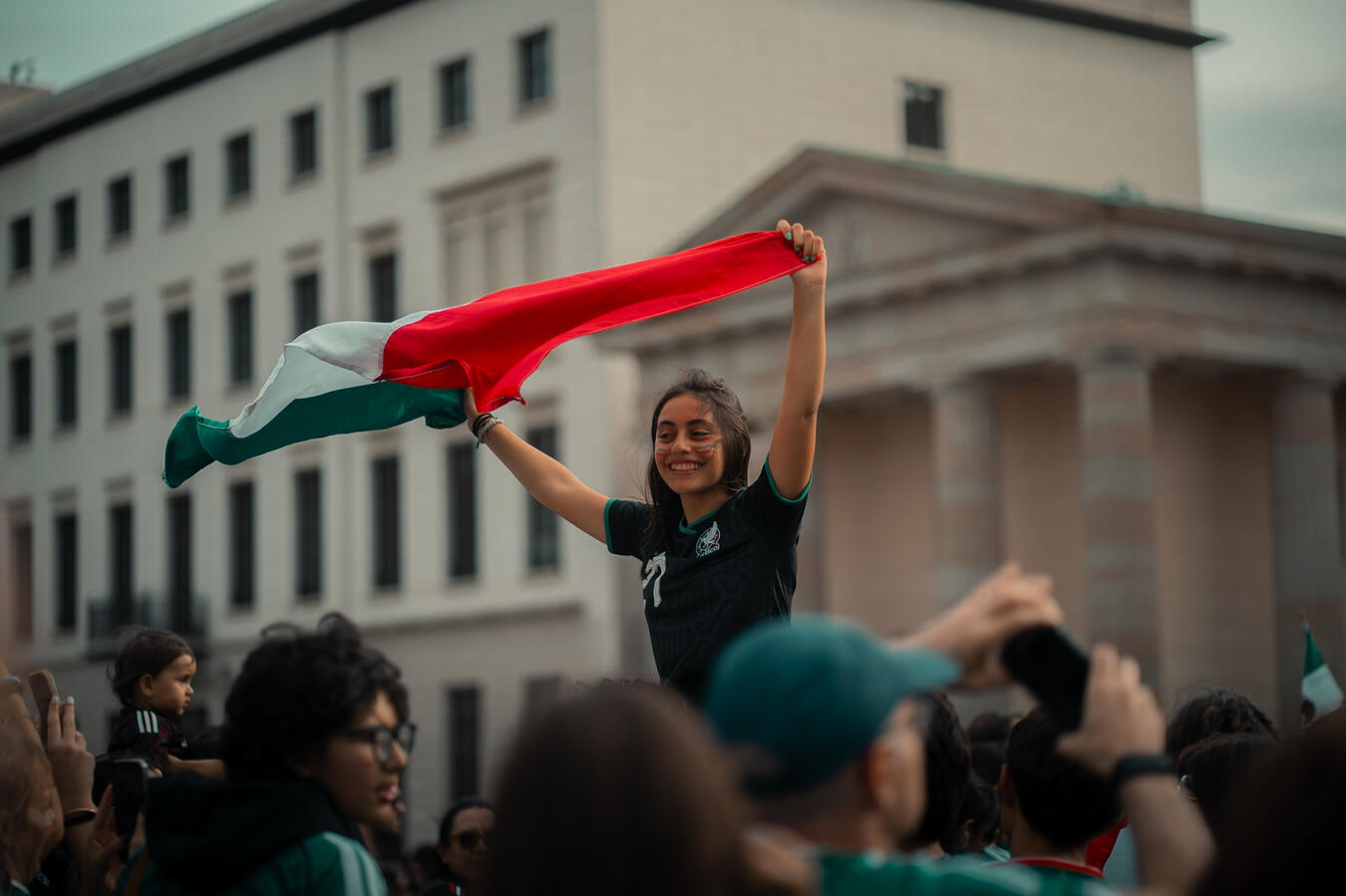 Mexican fan celebration in Berlin